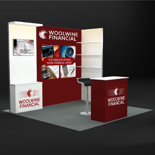 Custom branded tradeshow for corporate programs