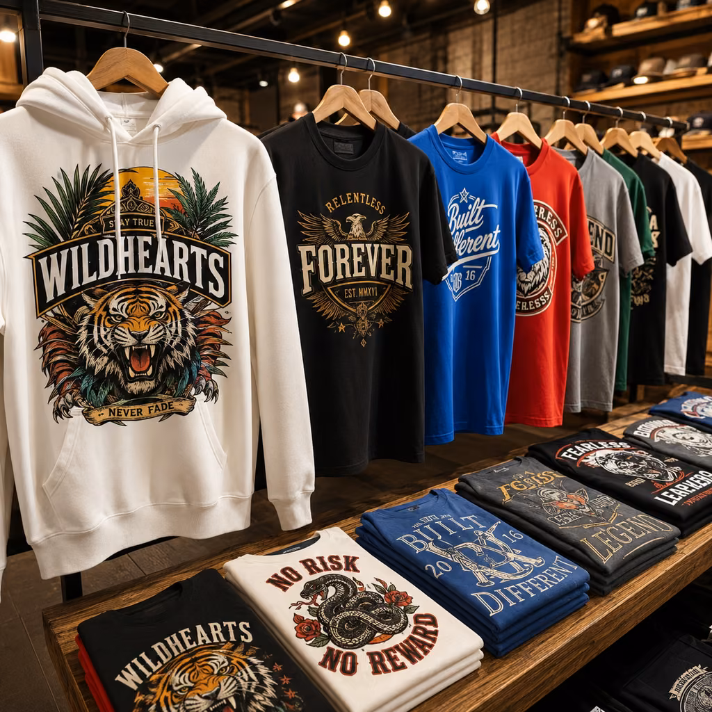 Explore custom apparel