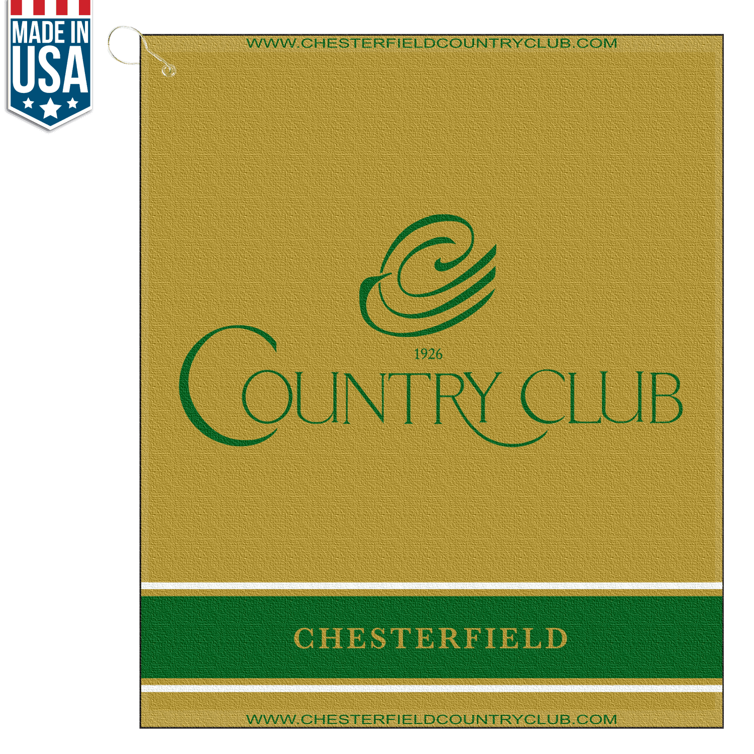 16" X 19" Designer Woven Golf Towel
