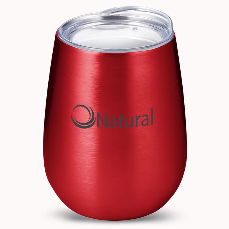 10 oz. Stemless Insulated Wine Tumbler With Lid.