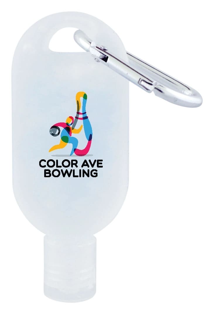 1 oz. Hand Sanitizer Gel with Carabiner