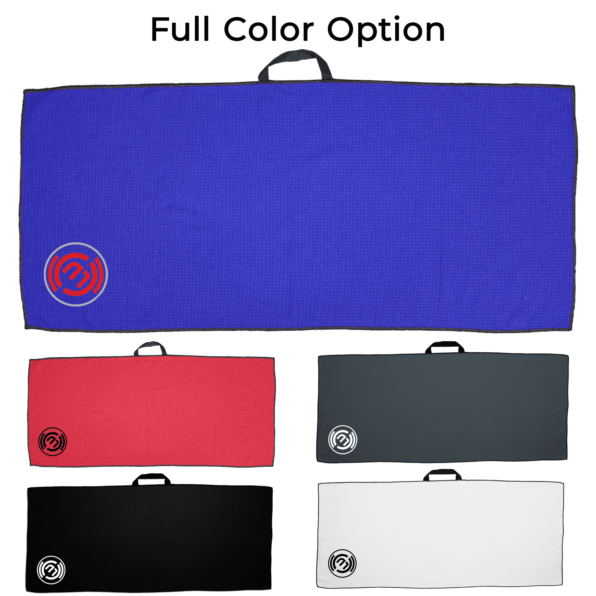 17" X 40" RPET Waffle Caddy Golf Towel