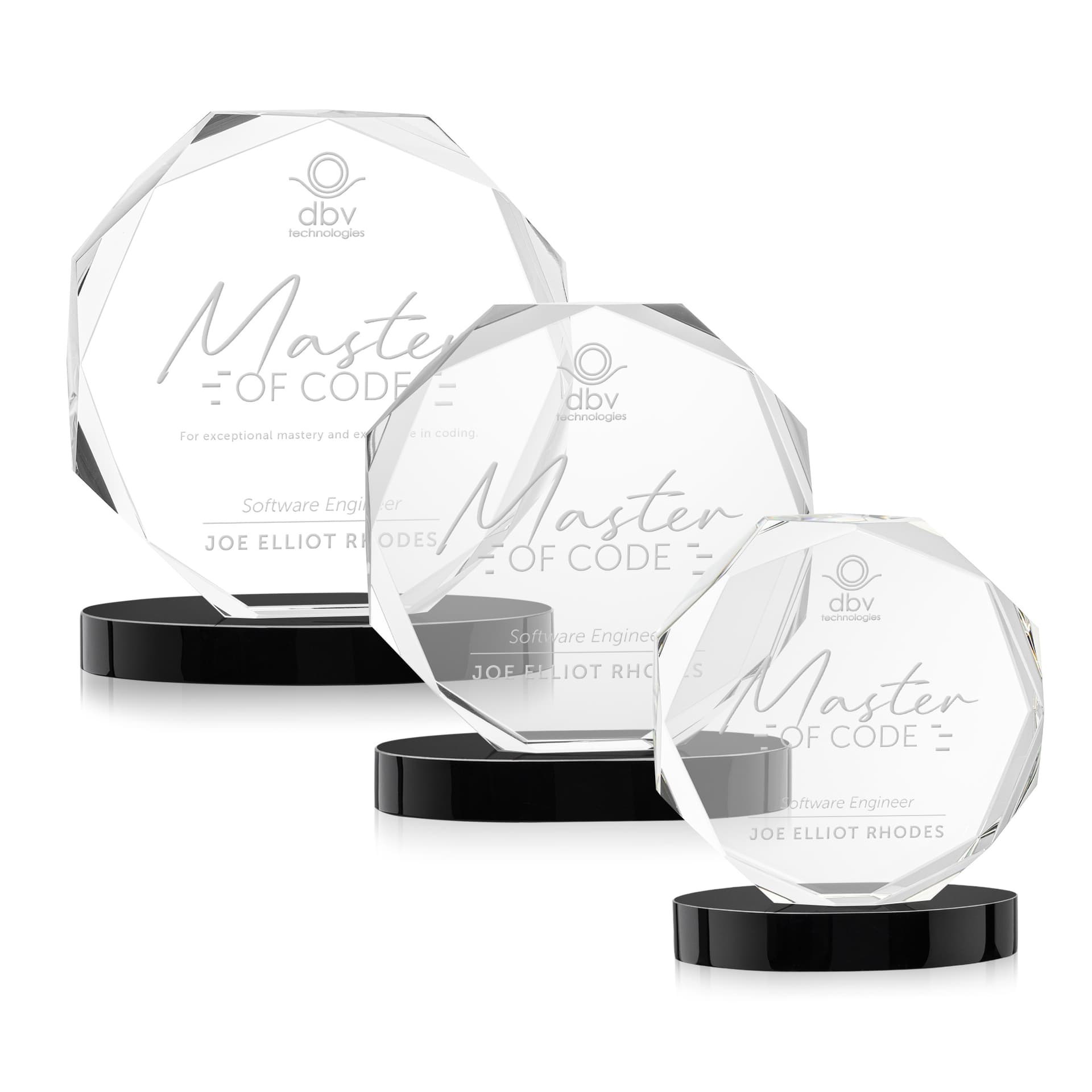 Acadian Award on Alberton Base - Black