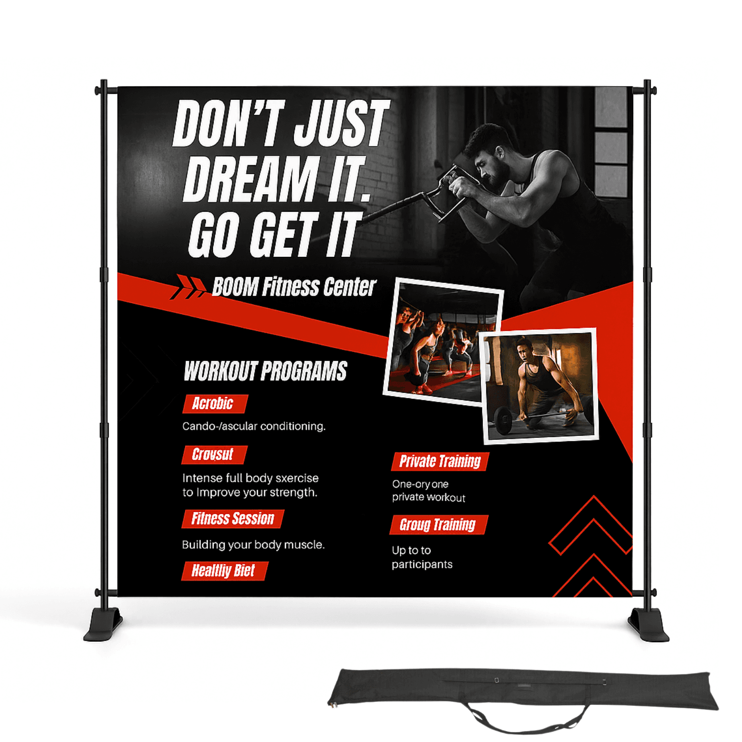 8' x 8' Adjustable Display