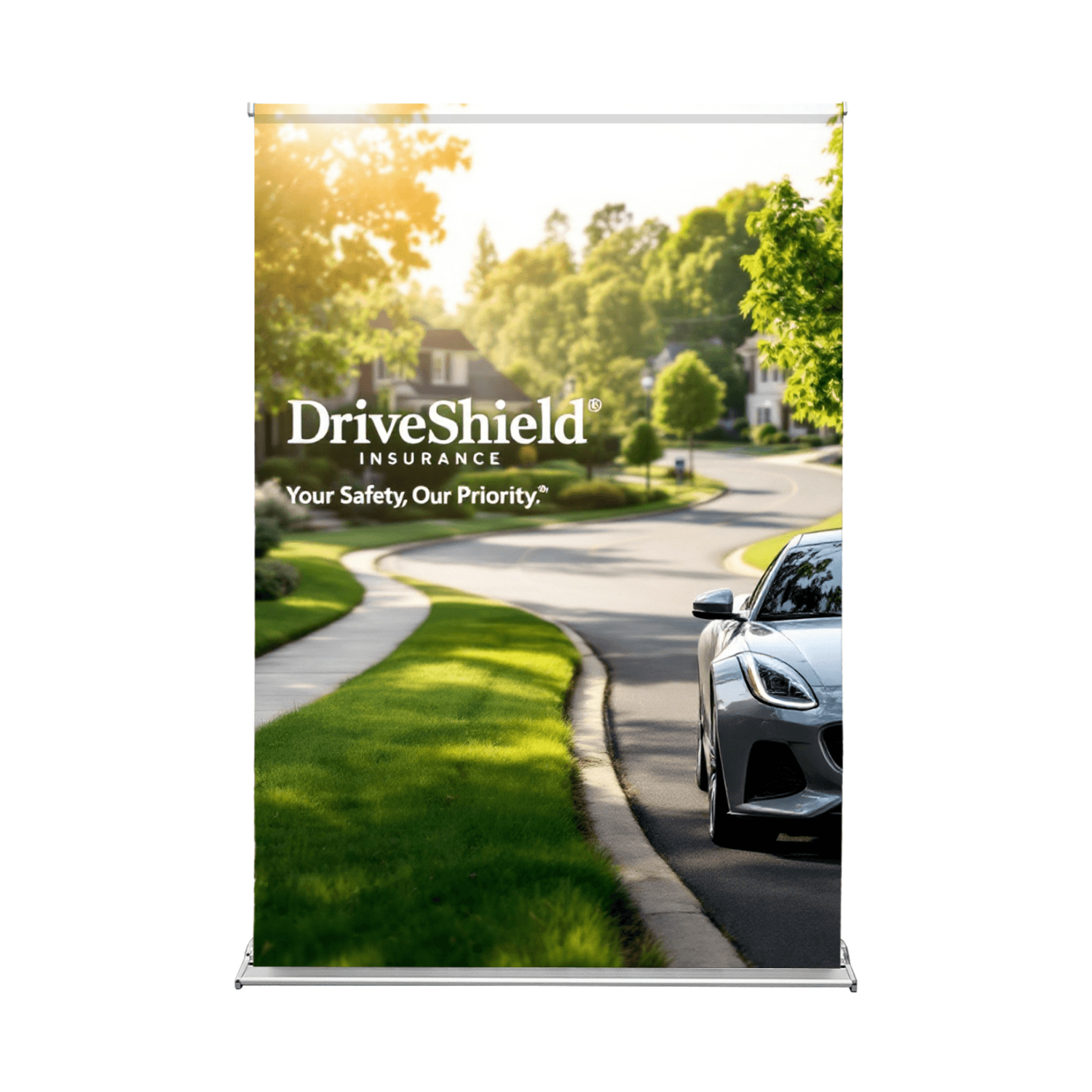 48"W x 79"H Retractable Banner