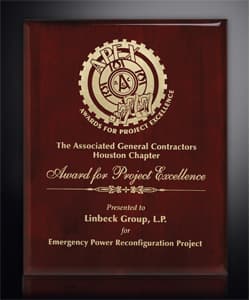 Aberdeen Rosewood Laser Plaque