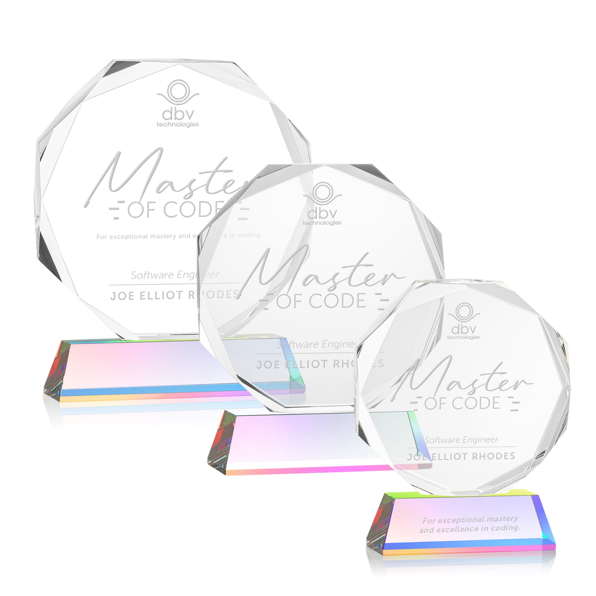 Acadian Award on Newhaven Base - Prismatic