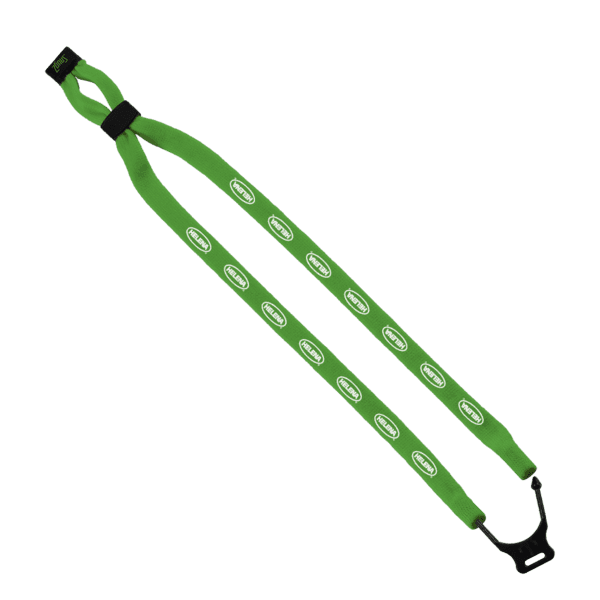 1/2" Double-Thick Cotton Trade Show Lanyard with Plastic Option Y Converter