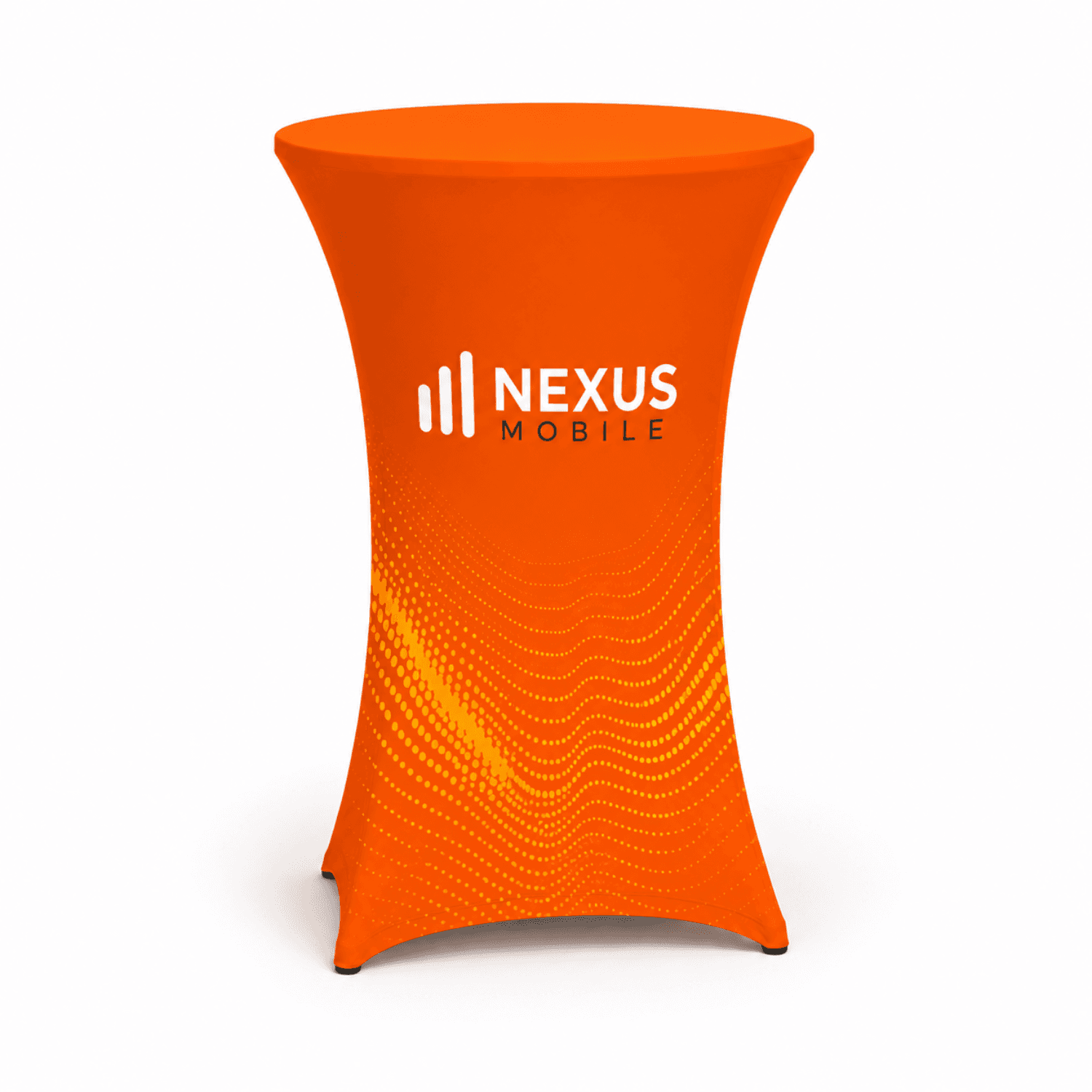 30" Round x 42"H Spandex Stretch Cocktail Table Cover — view 1 of 6