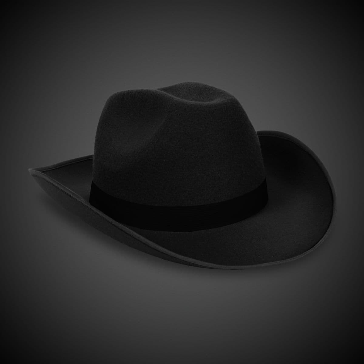 Black Cowboy Hat(Blank)