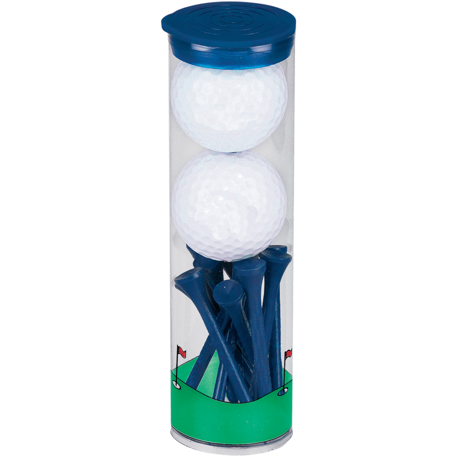 2 Ball Tall Tube with Titleist Pro V1 Golf Balls