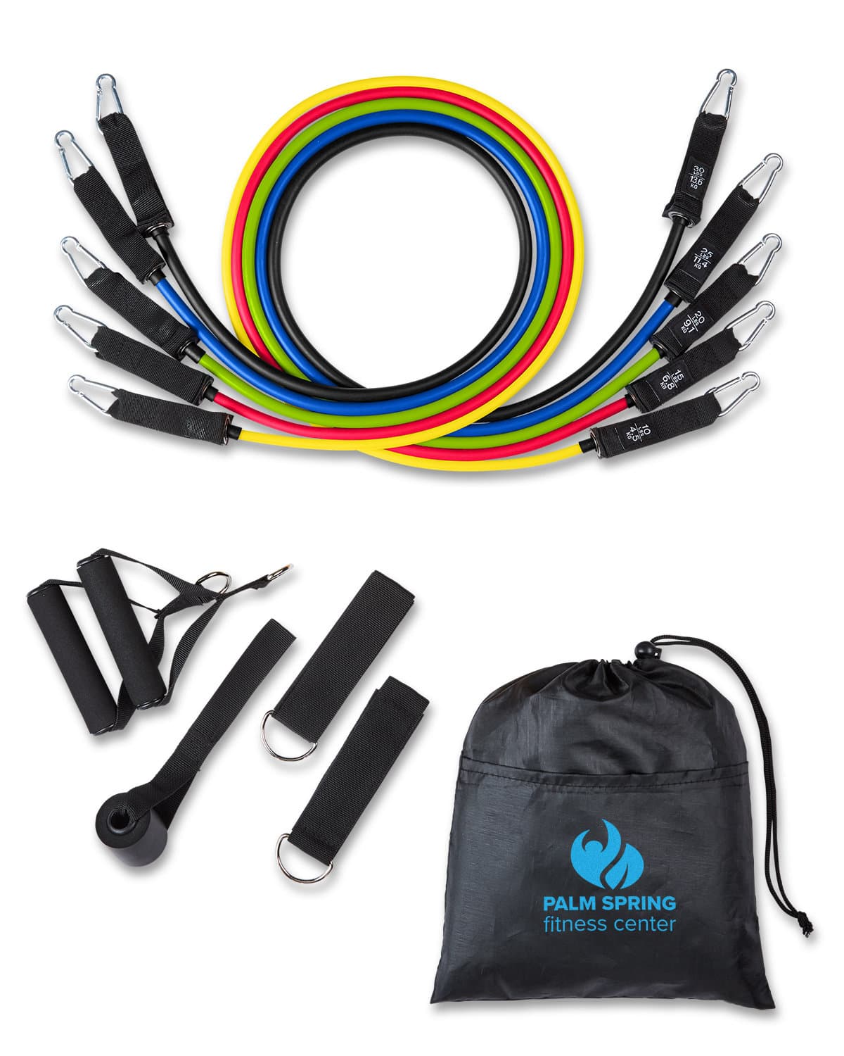 b.active Ultimate Resistance Band Fitness Set.
