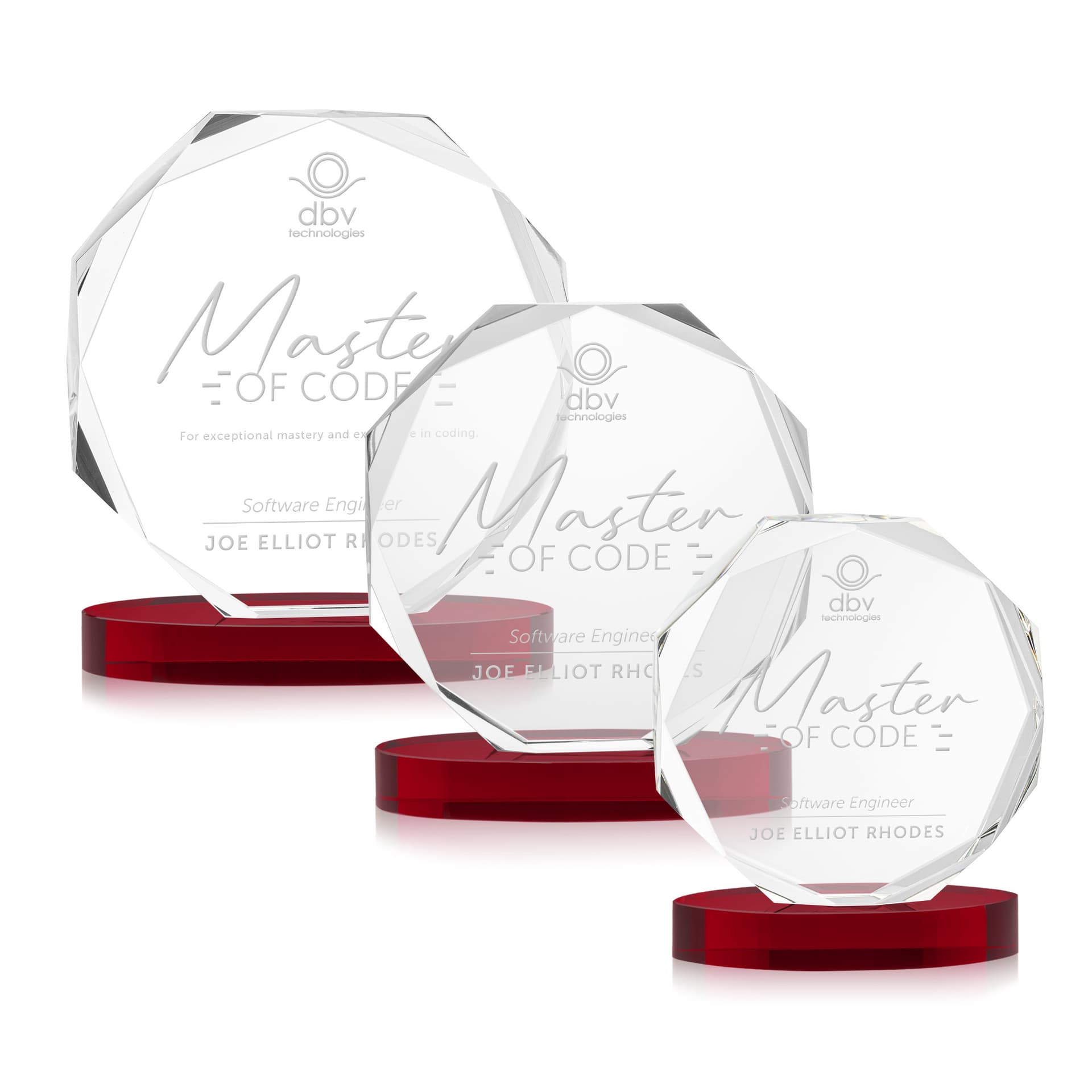 Acadian Award on Alberton Base - Red