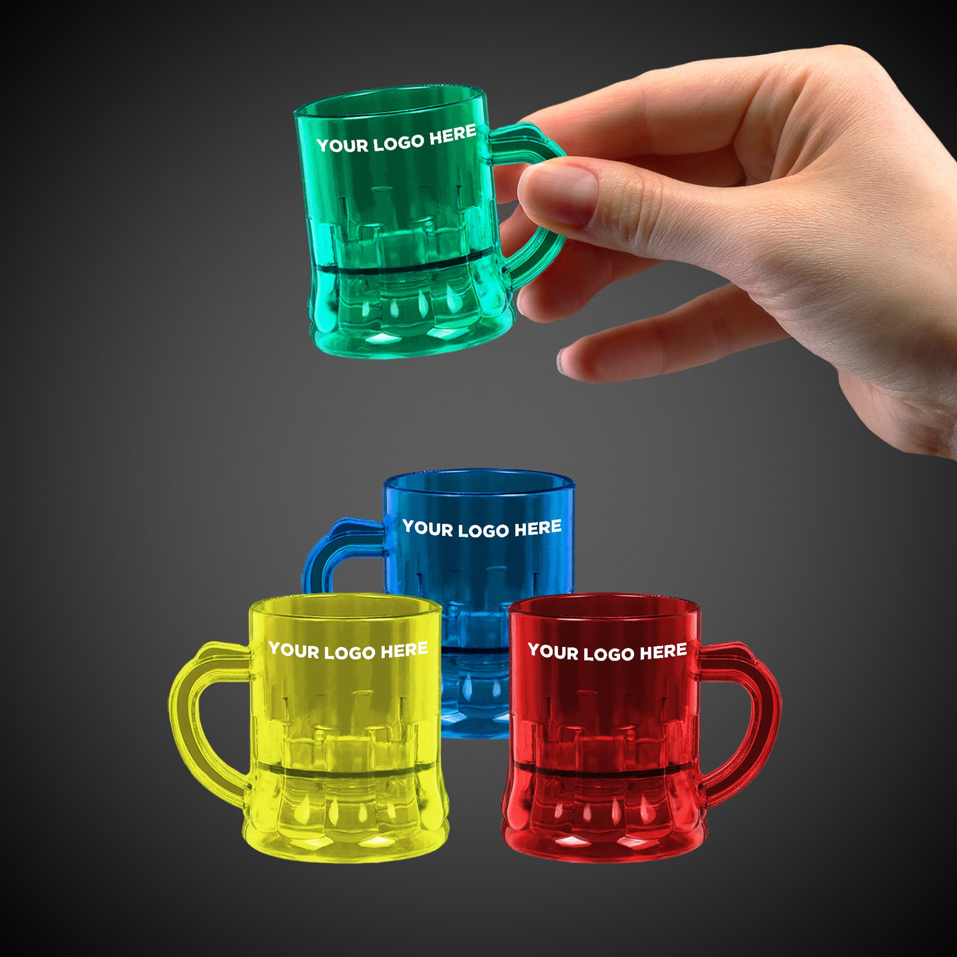 1 oz Mug Shaped Mini Shot Glass