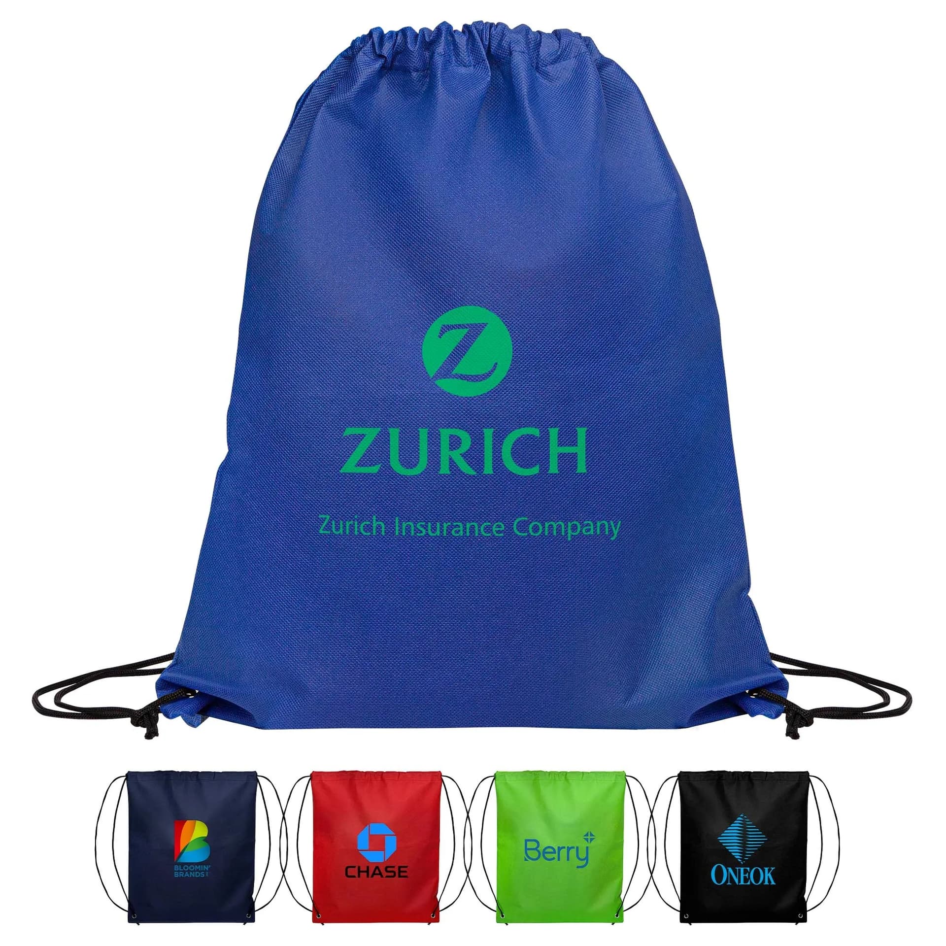 14.5 x 17.5 Eco-Friendly 80GSM Non-Woven Drawstring Backpack