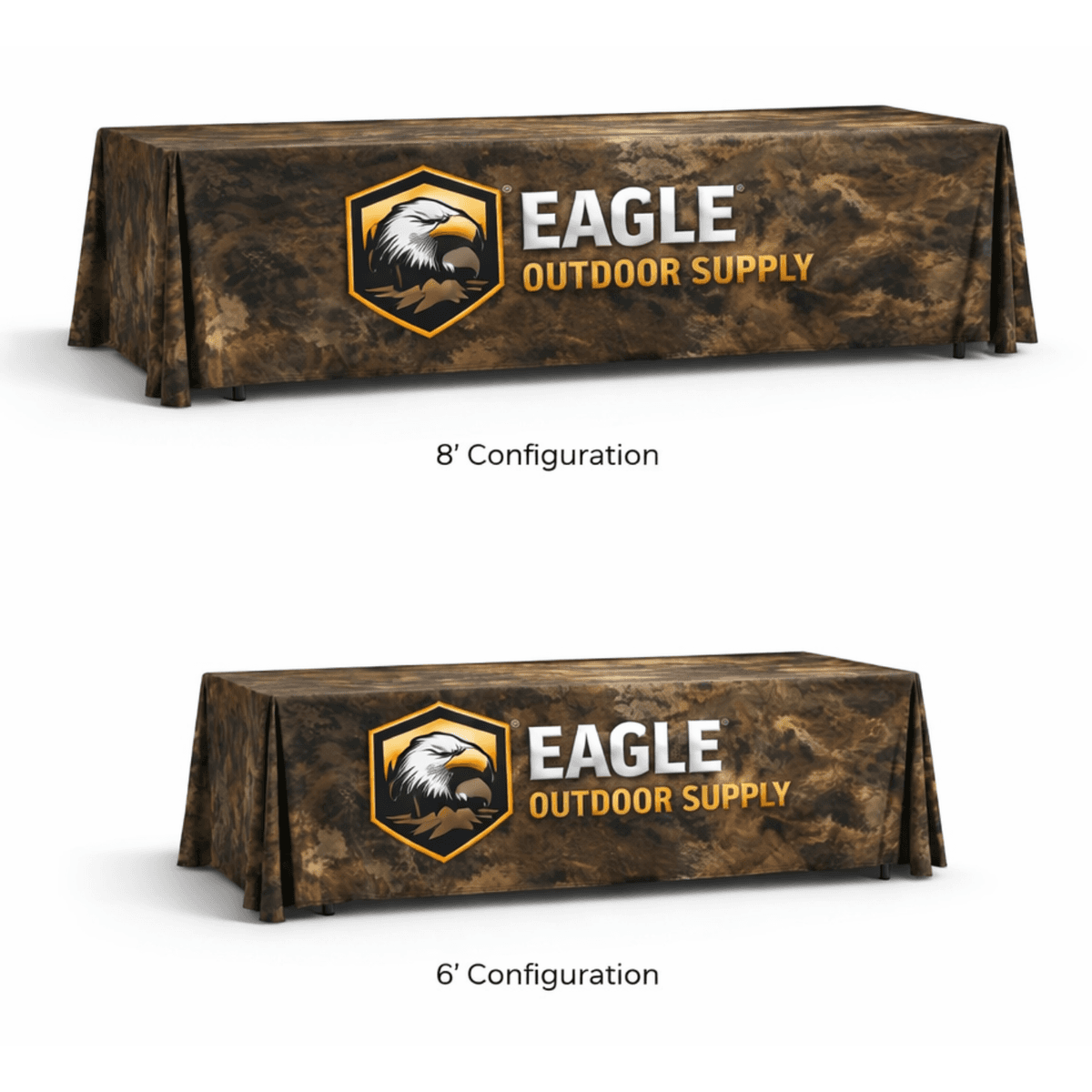 6'/8' Eco-Poly Convertible Table Throw