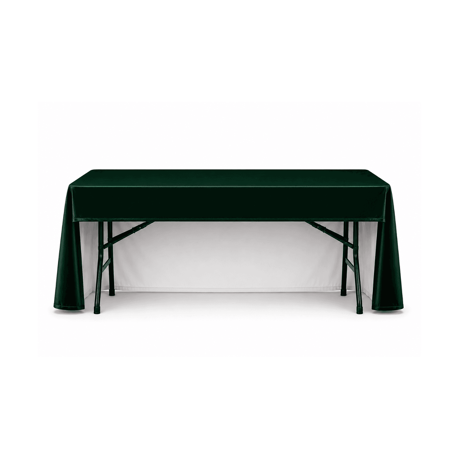 6' Velvet Table Throw Cover (3-Sided)