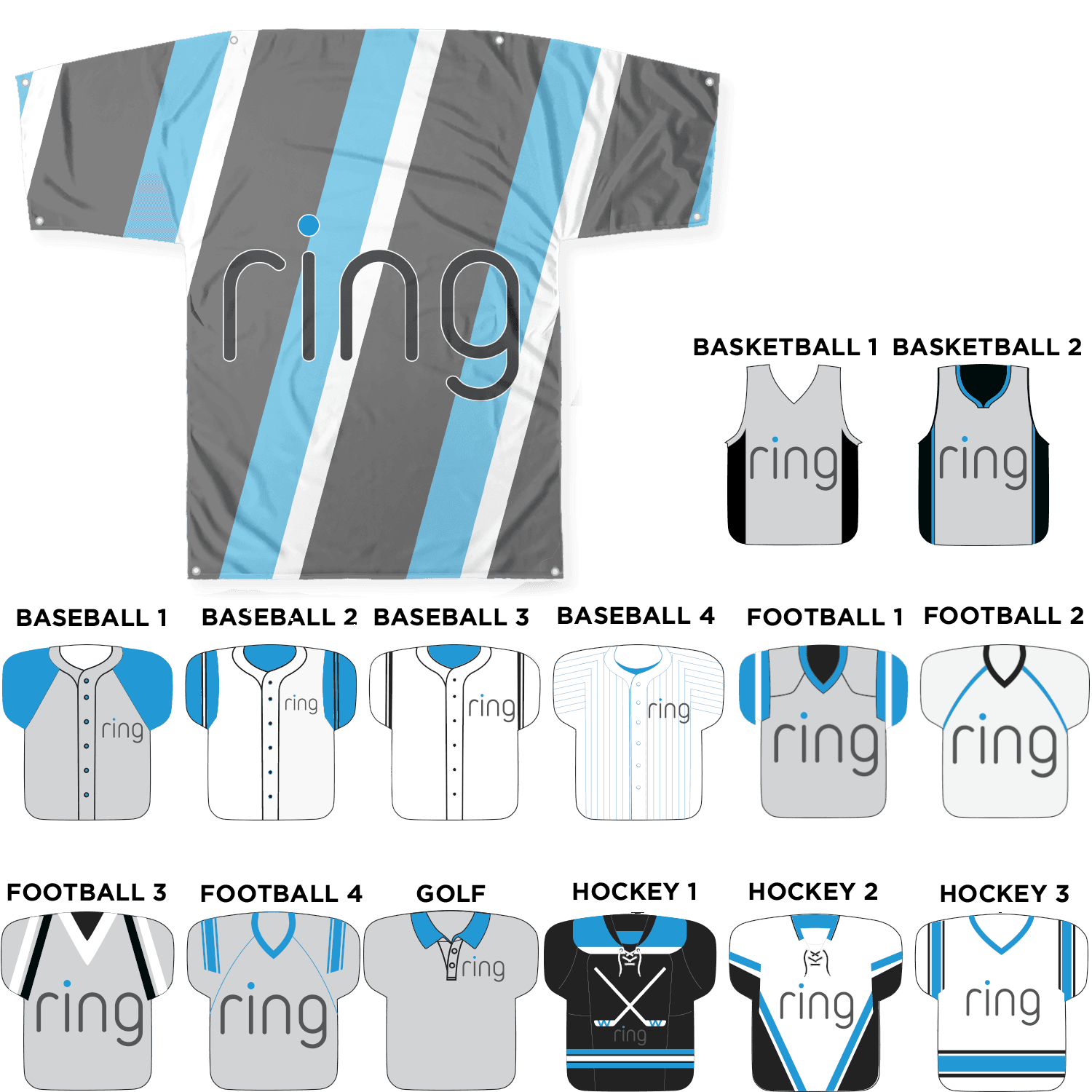 22" X 23" Jersey Shaped Cooling Towel