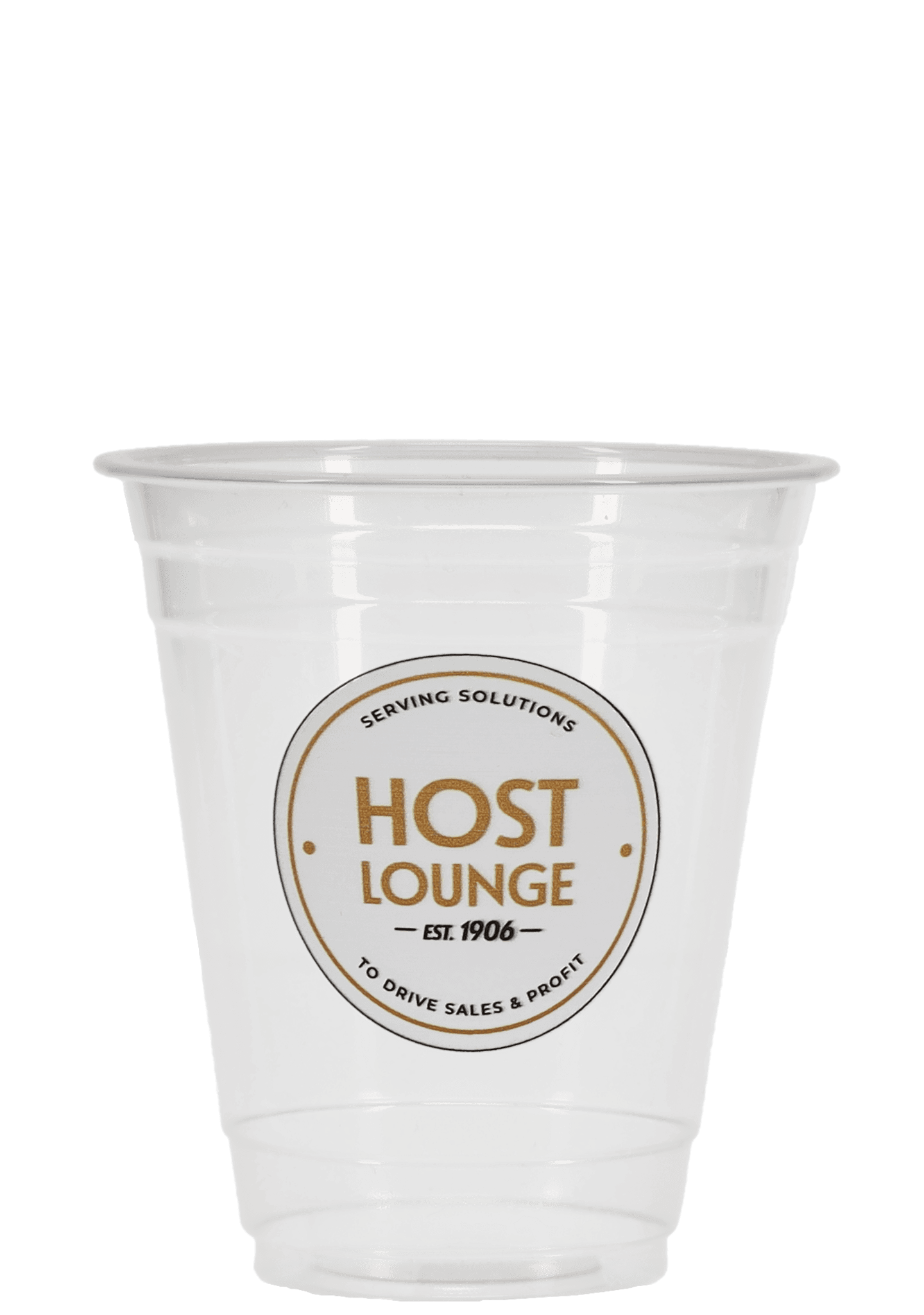 12 oz PLA Eco Cold Plastic Cup Clear Digital Print