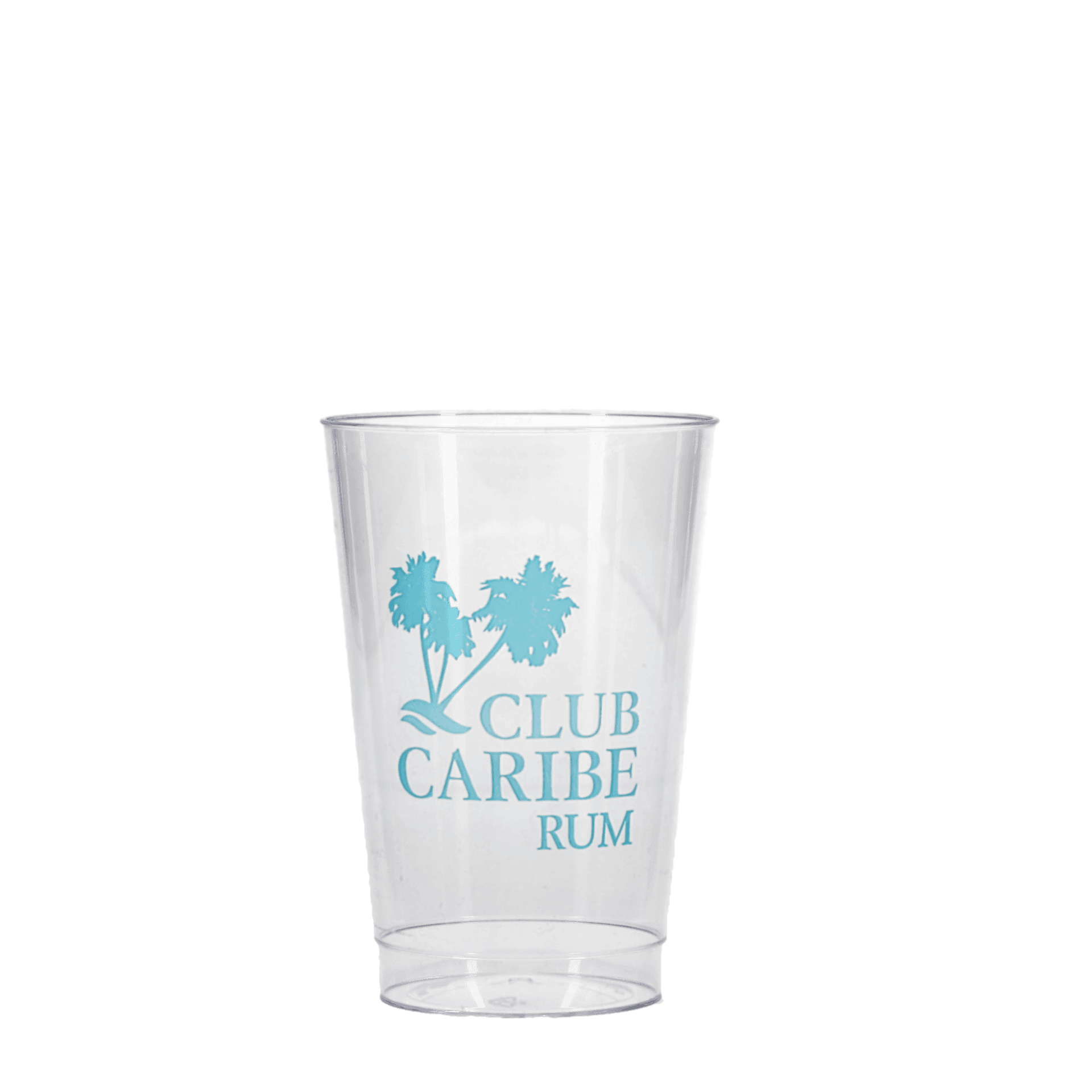 12 oz Hard Plastic Smooth Cup Clear Hi-Speed Print