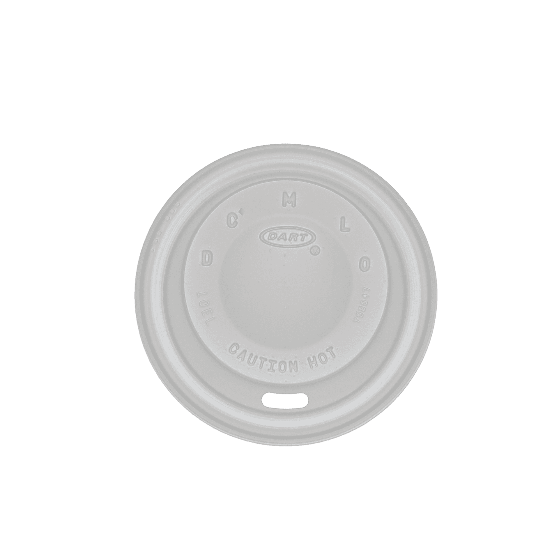 10 oz Foam Cup Domed Lid White