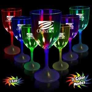 10 oz. Lighted LED Wine Glass