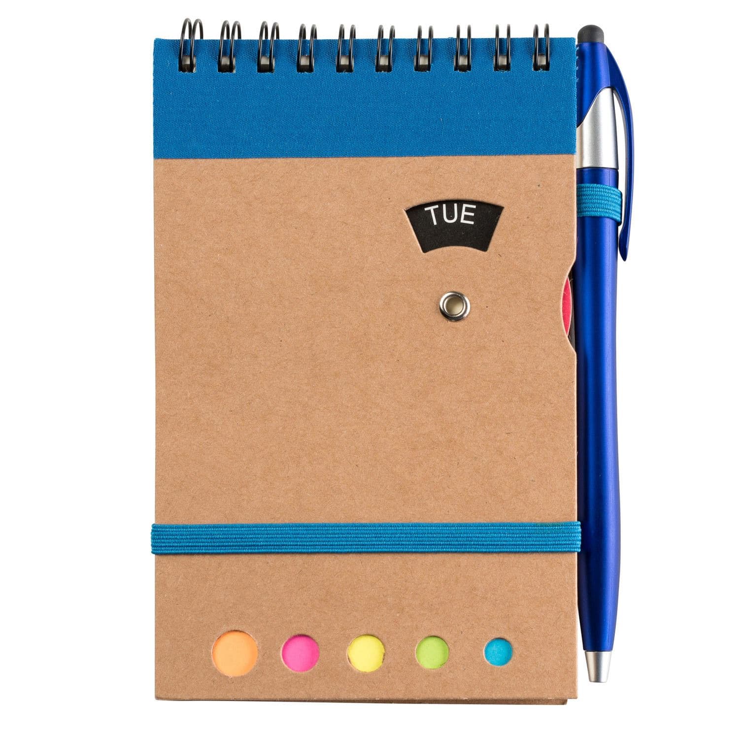70 Sheet Grained Cardboard Spiral Bound Journal