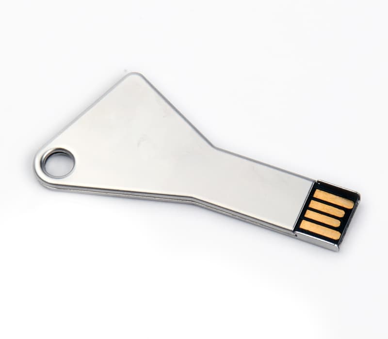 128MB Exposed Mini Key USB 2.0 Flash Drive.