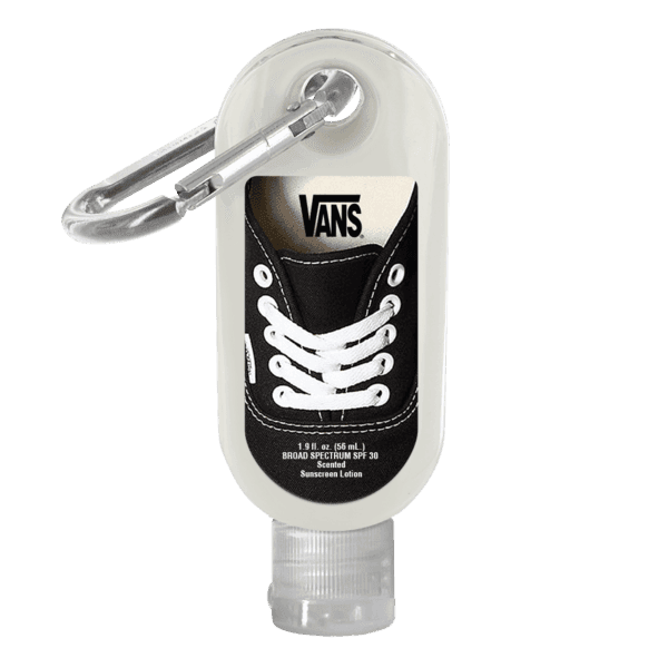 1.9 oz. SPF 30 Sunscreen in Clear Bottle with Carabiner