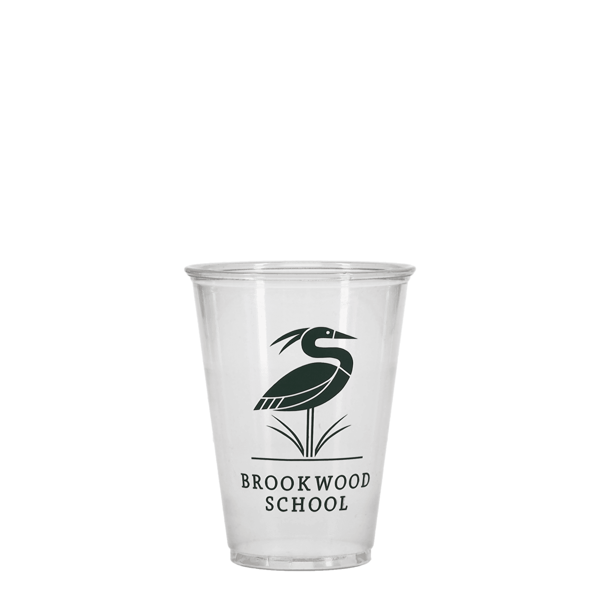 10 oz Soft Sided Plastic Cup Clear Tradition Print