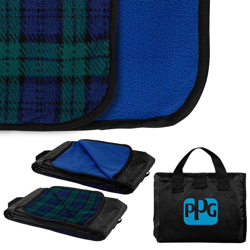 260g Polyester Fleece Picnic Blanket 50" x 60"
