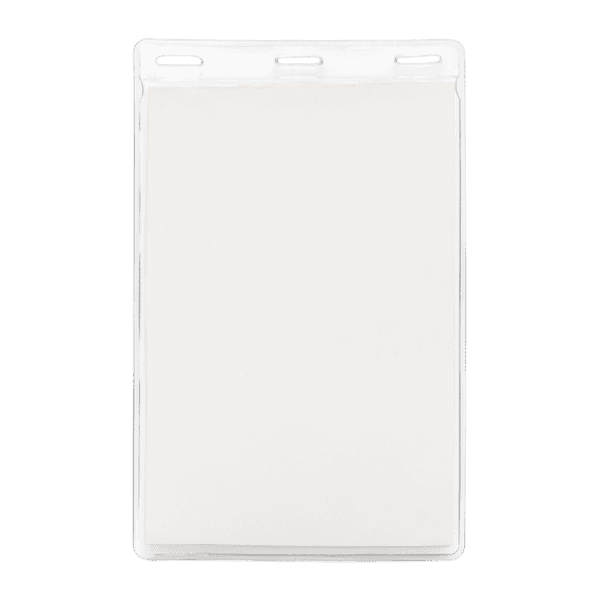 4" x 6" Blank Large Vertical Vinyl Pouch