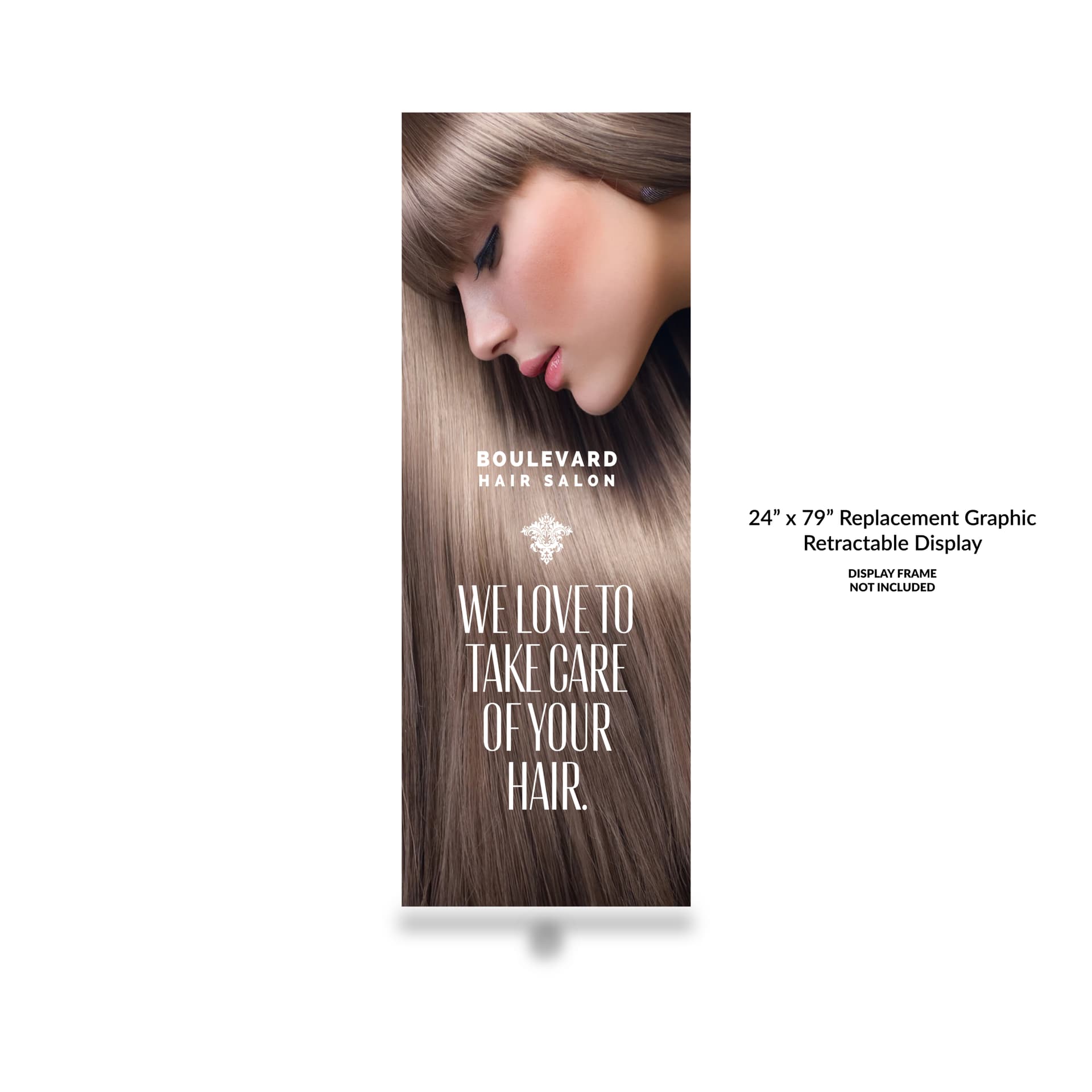 24"W x 79"H Replacement Graphic (Retractable Display)