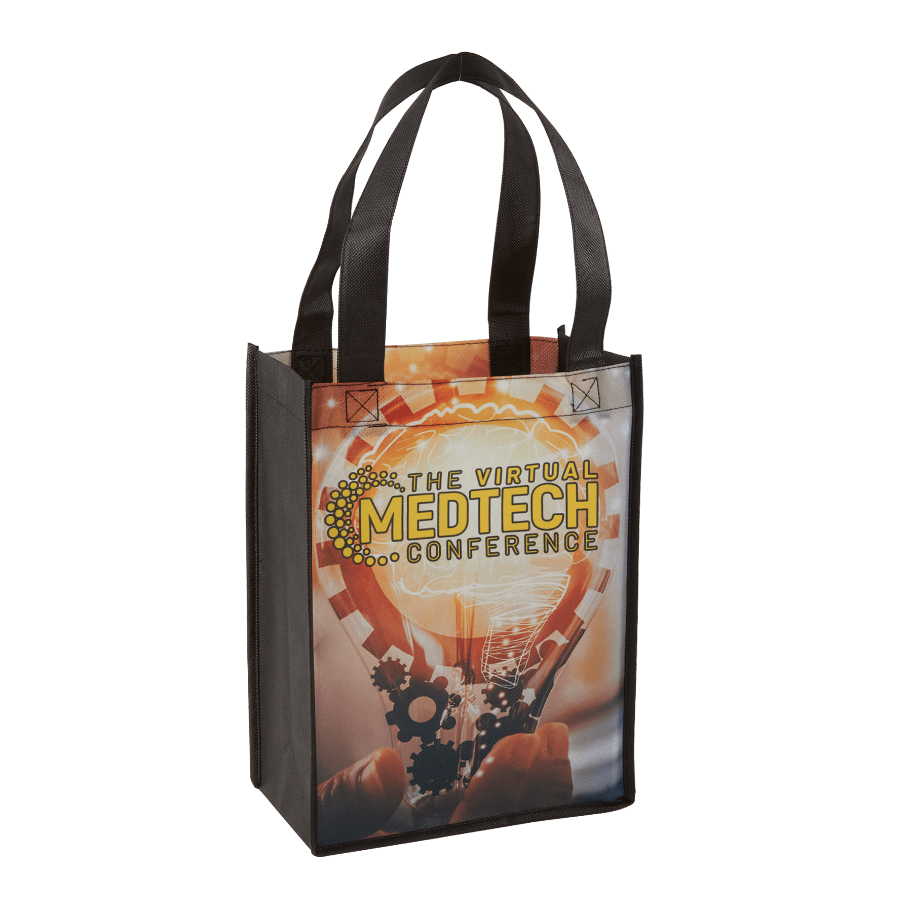 2-Sided Sublimated Payson Non-Woven Mini Tote