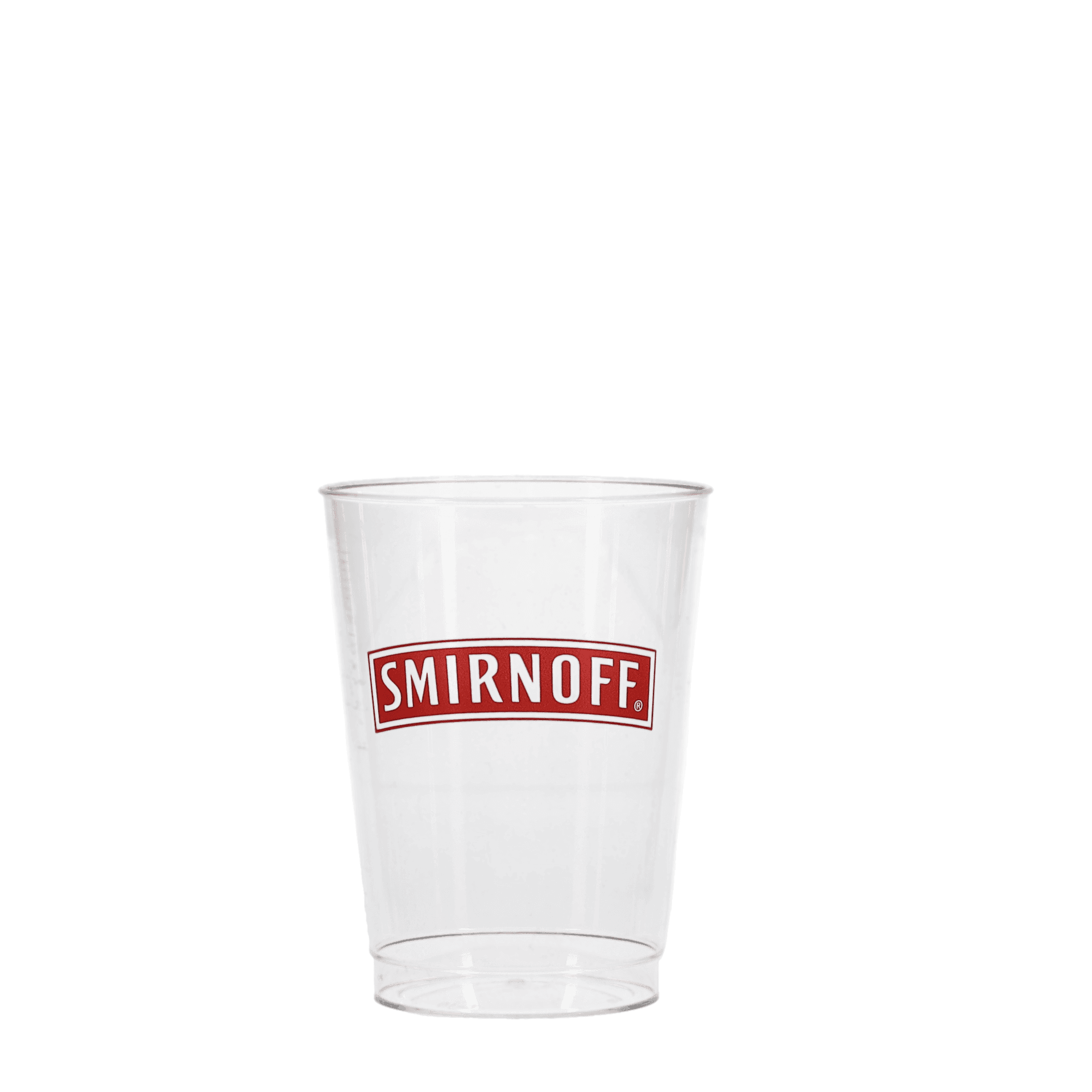 10 oz Hard Plastic Smooth Cup Clear Hi-Speed Print