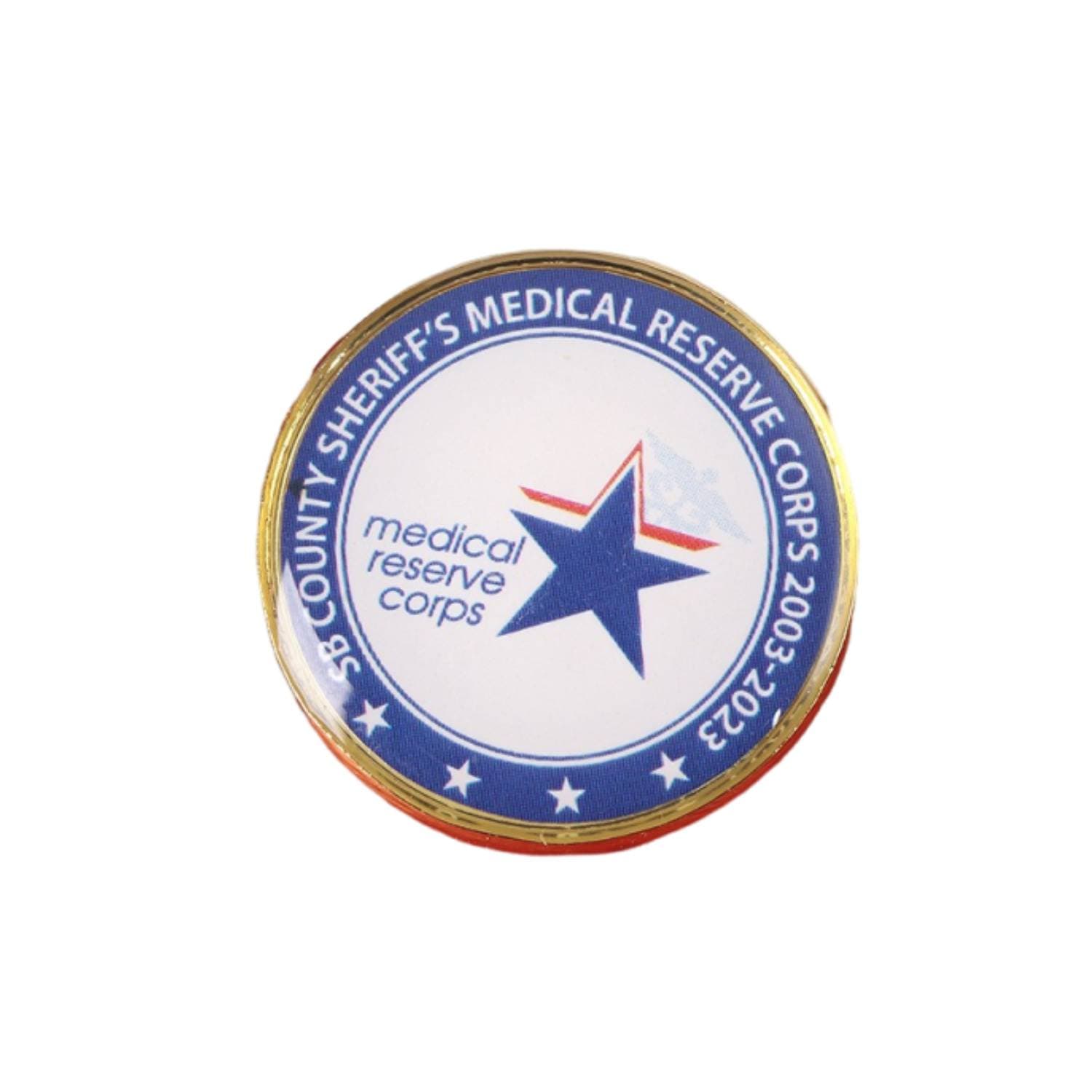 1.18-inch Round Epoxy Lapel Pin Badge