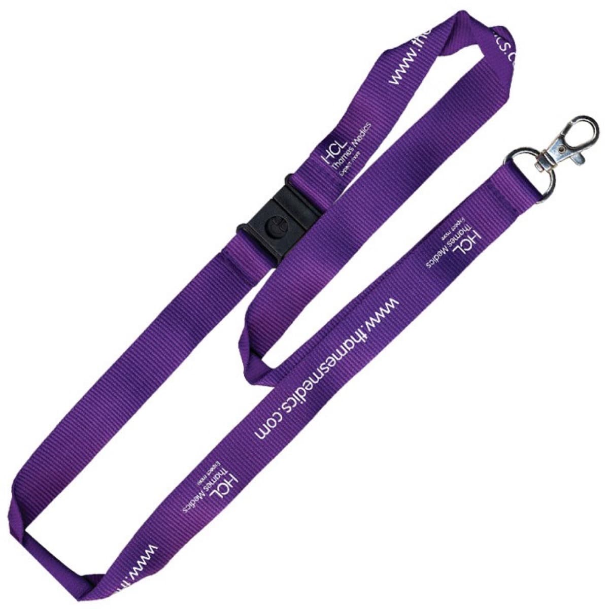 1/2" Nylon Lanyard w/Safety Breakaway