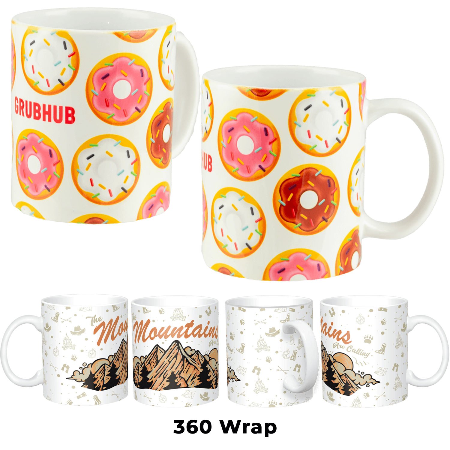 11 Oz Full Color Stoneware Executive Mug