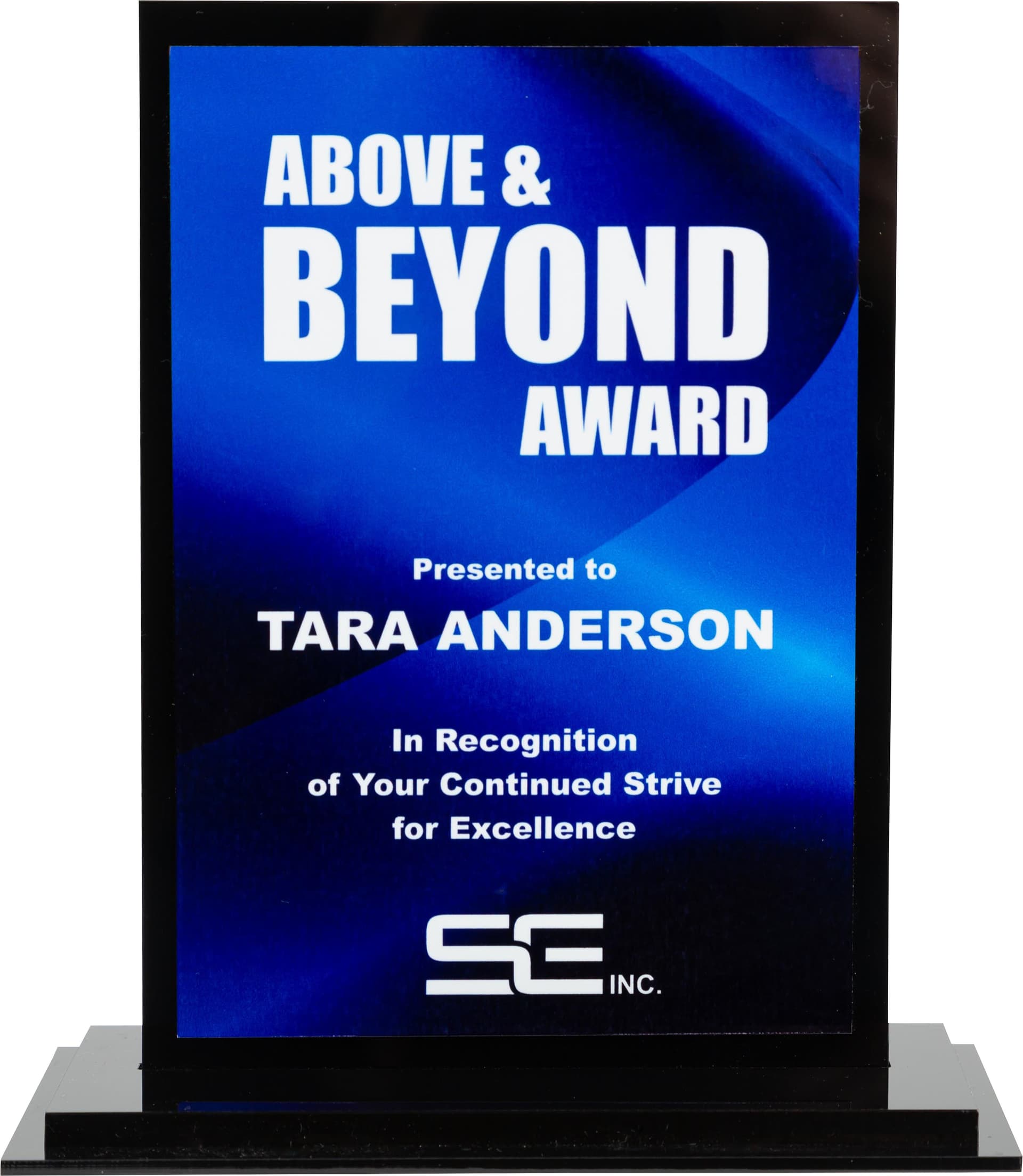 Acrylic/Metal Desk Award 4