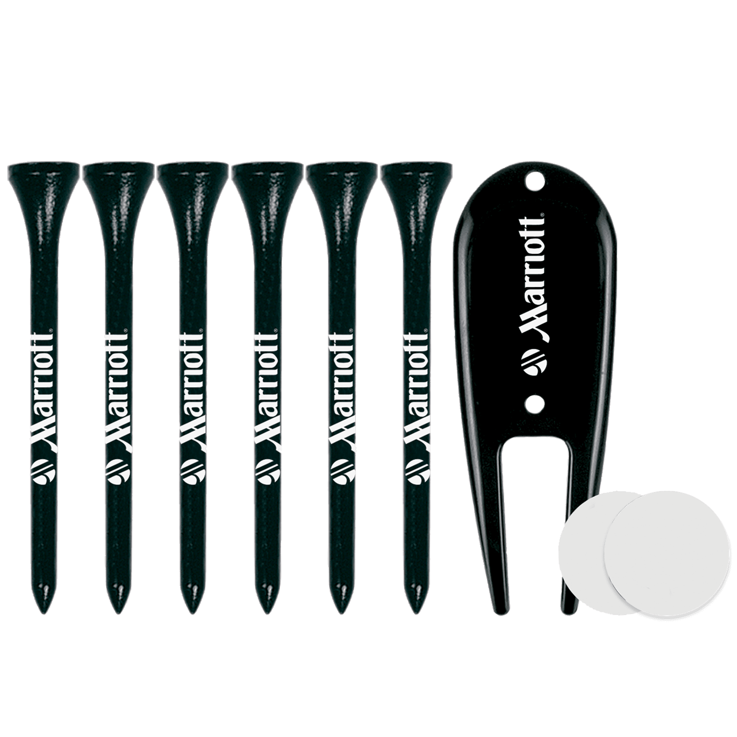 6 Tall Golf Tees/1 DVF/2 PM24