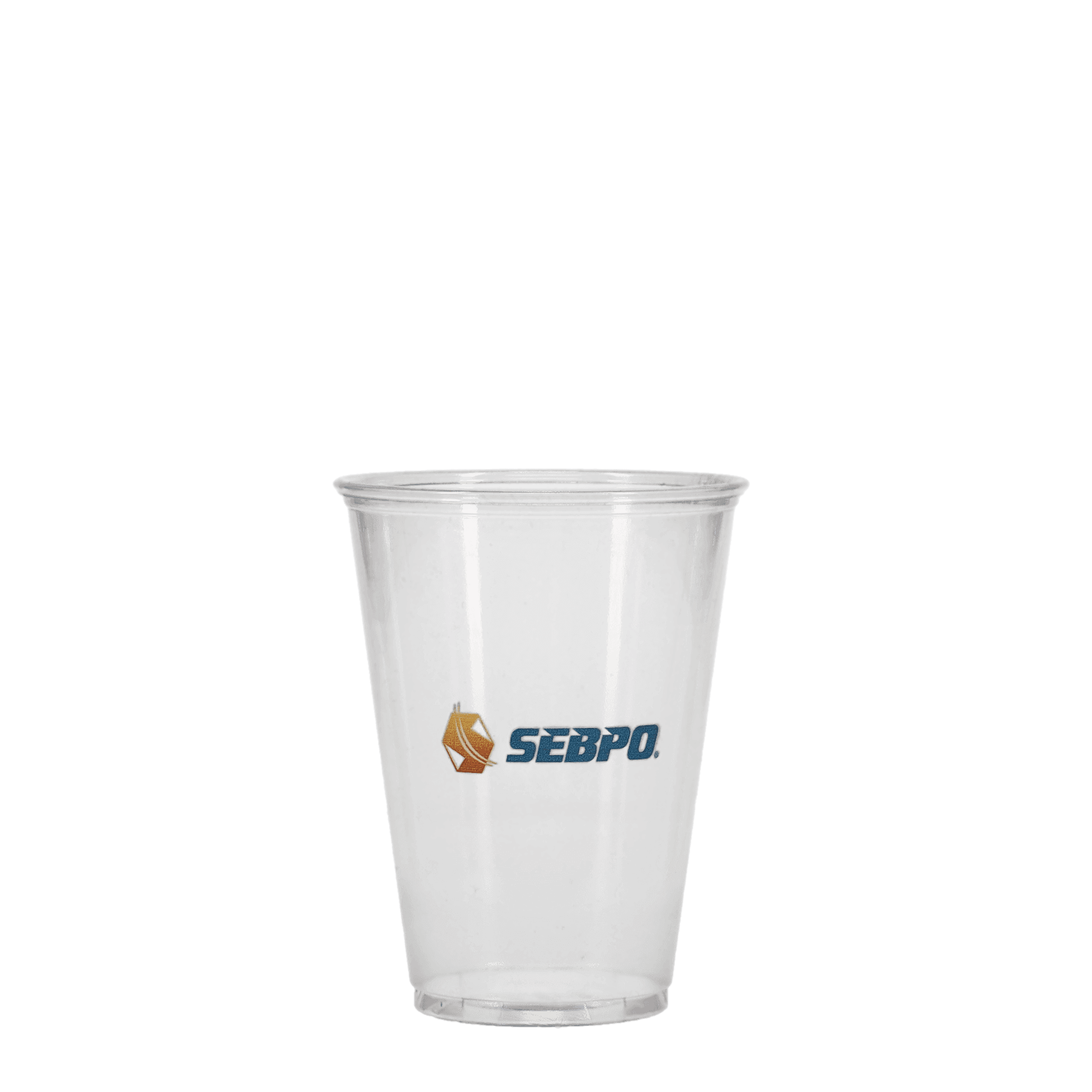 10 oz Soft Sided Plastic Cup Clear Digital Print