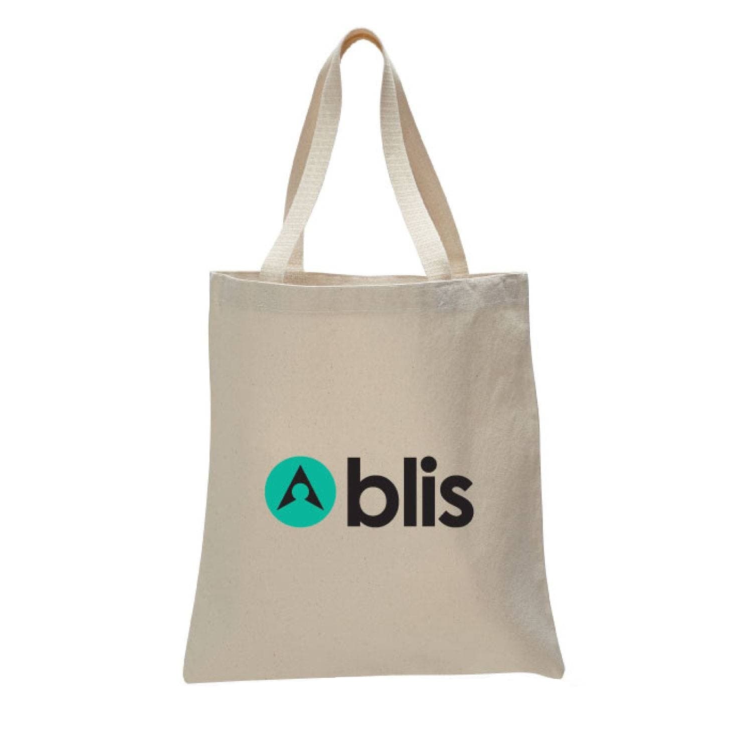 12 oz. Cotton Canvas Tote Bag with Web Handles