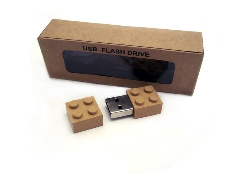 128GB -Eco Friendly Plastic Building Block USB Drive