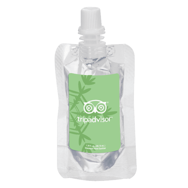 1 oz. Squeeze Pouch Clear Sanitizer