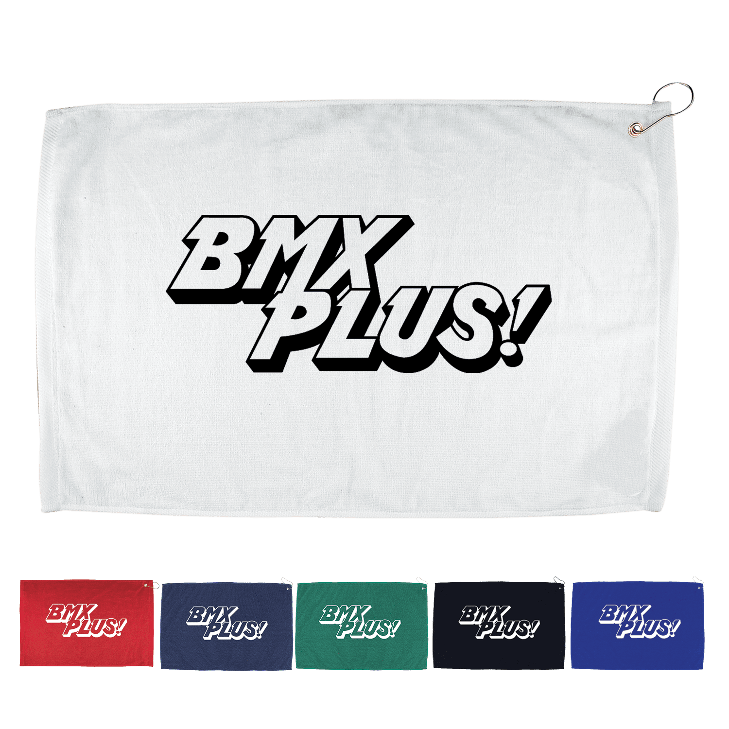 16" X 25" RPET Hemmed Golf Towel with Hook & Grommet