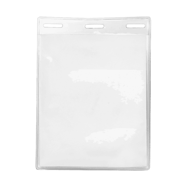 3 5/16" x 4 1/4" Blank Vertical Vinyl Pouch