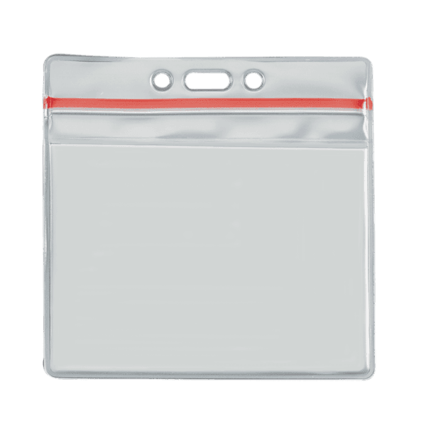 4" x 3" Blank Horizontal Vinyl Pouch with Zipper