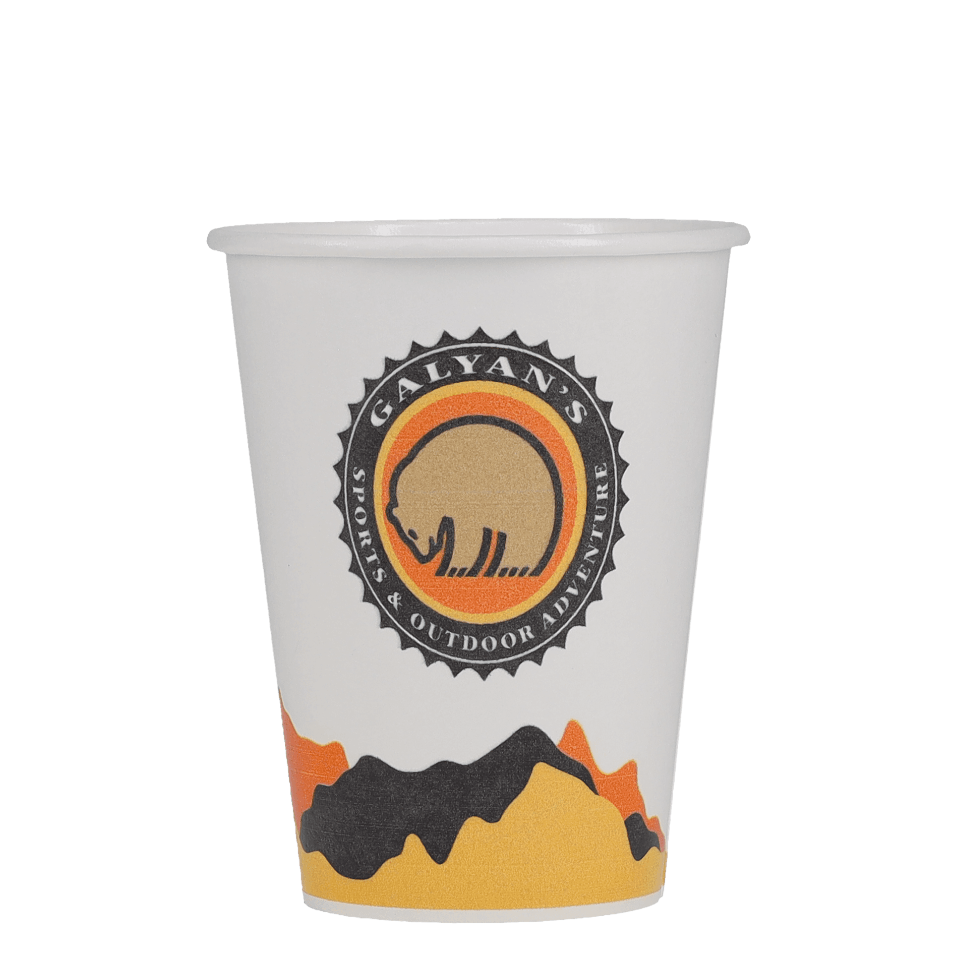 12 oz Paper Cup White Digital Print