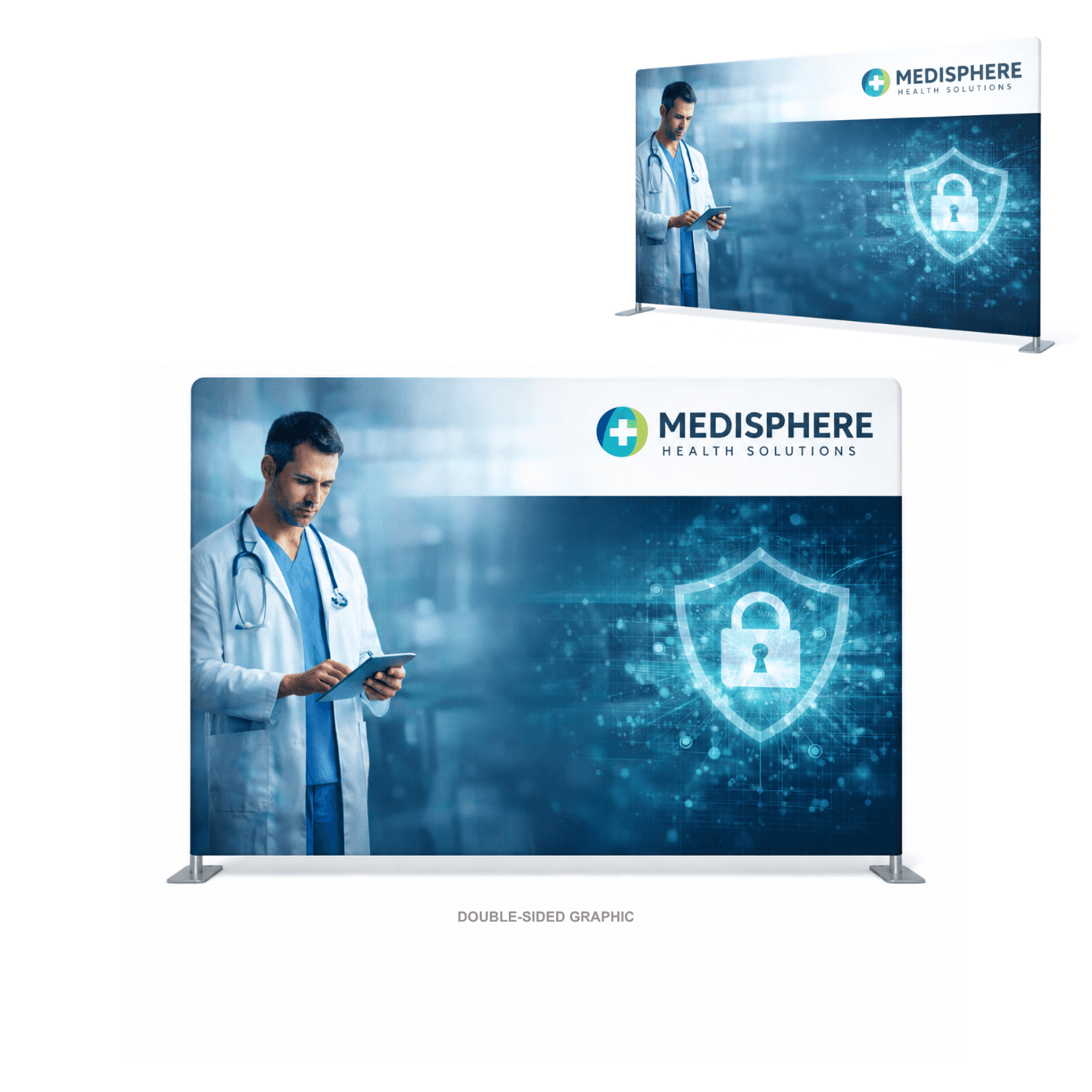10' Flexi-Tube Display, Double-Sided