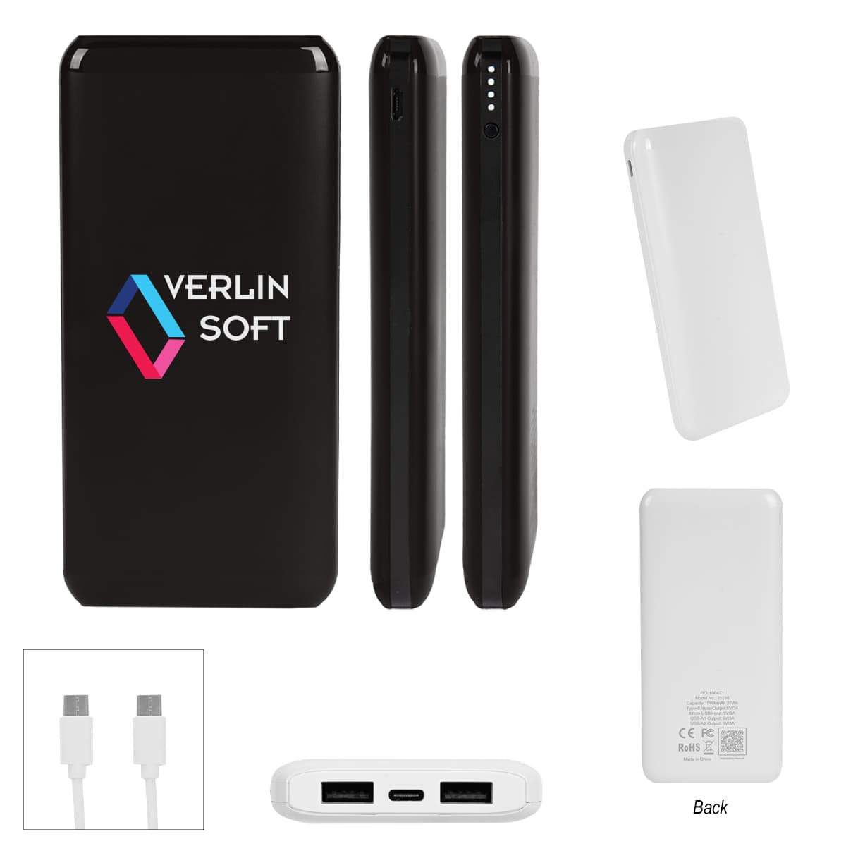 10,000 Mah Multi-Port Power Bank